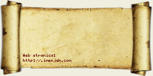 Omilj Veljović vizit kartica